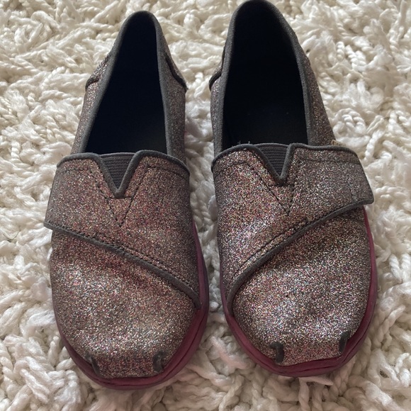 TOMS Sparkle Glitter Shoe Size 11 - Picture 3 of 13